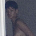 Rihanna nude changing out of her bikini pic 1